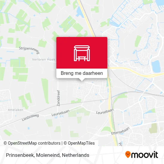 Prinsenbeek, Moleneind kaart