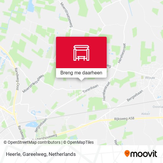 Heerle, Gareelweg kaart