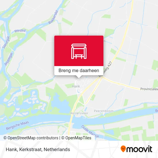 Hank, Kerkstraat kaart