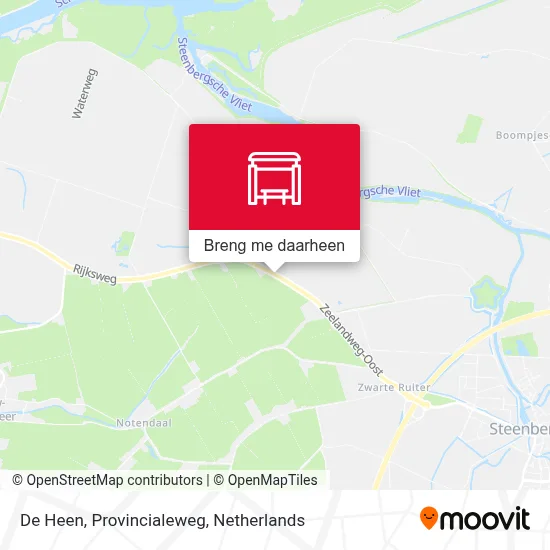 De Heen, Provincialeweg kaart