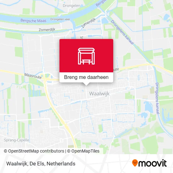 Waalwijk, De Els kaart