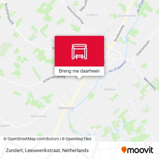 Zundert, Leeuwerikstraat kaart
