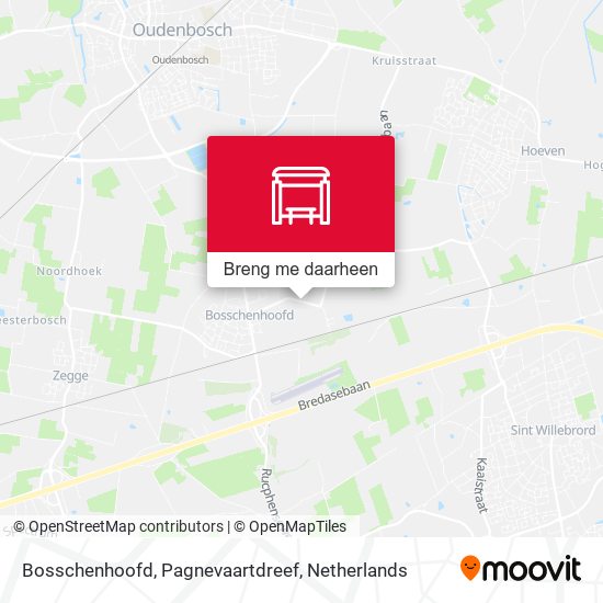 Bosschenhoofd, Pagnevaartdreef kaart