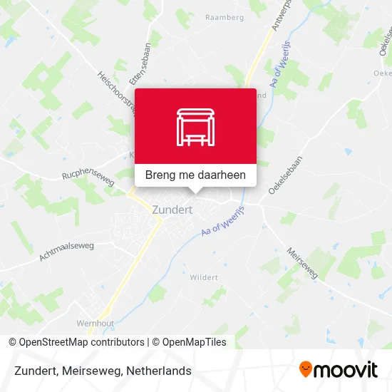 Zundert, Meirseweg kaart