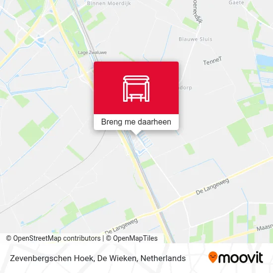 Zevenbergschen Hoek, De Wieken kaart