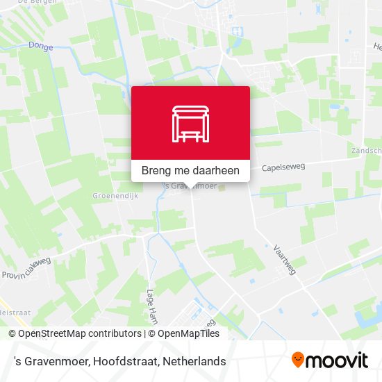 's Gravenmoer, Hoofdstraat kaart