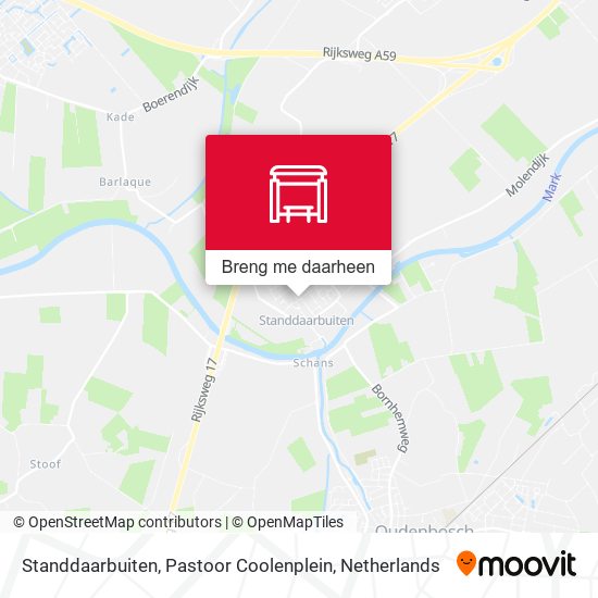 Standdaarbuiten, Pastoor Coolenplein kaart
