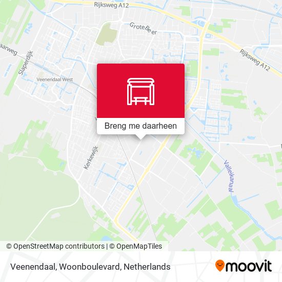 Veenendaal, Woonboulevard kaart