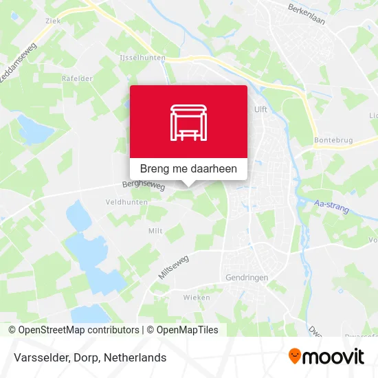 Varsselder, Dorp kaart