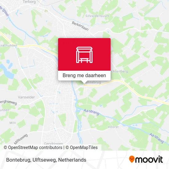 Bontebrug, Ulftseweg kaart