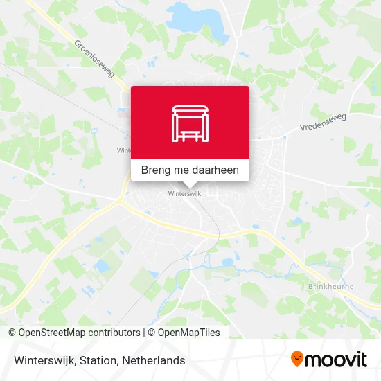 Winterswijk, Station kaart