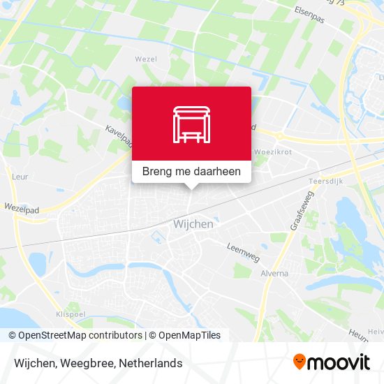 Wijchen, Weegbree kaart