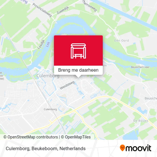 Culemborg, Beukeboom kaart