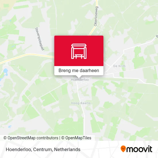 Hoenderloo, Centrum kaart