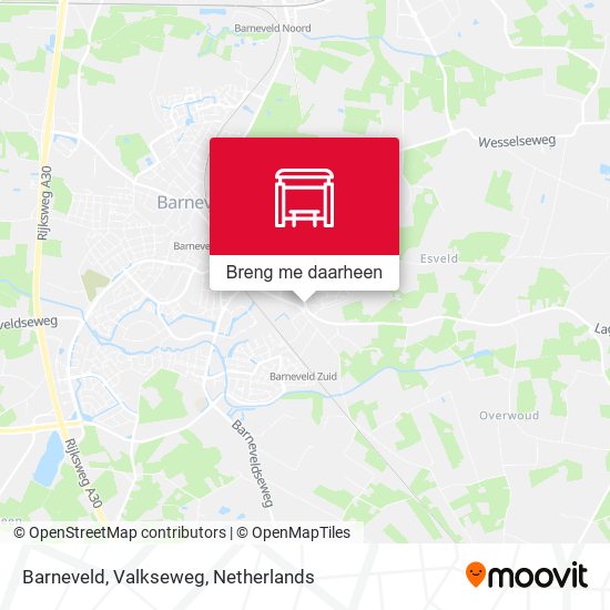 Barneveld, Valkseweg kaart