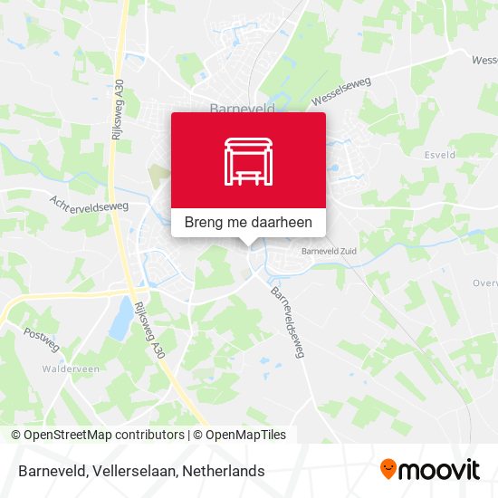 Barneveld, Vellerselaan kaart