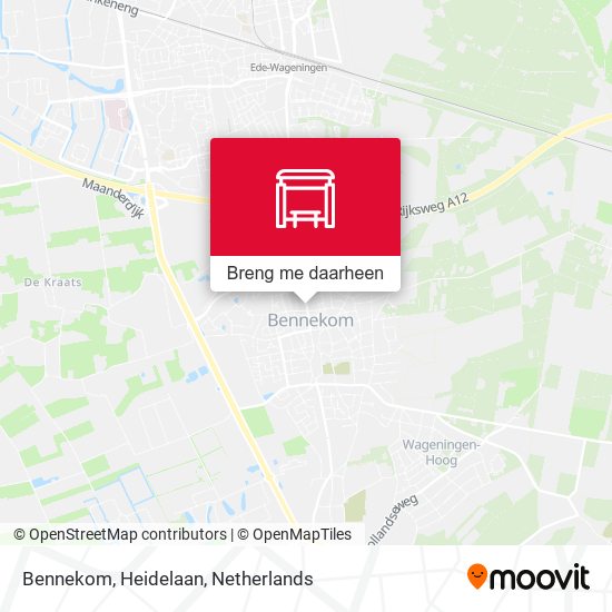 Bennekom, Heidelaan kaart