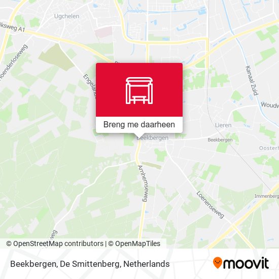 Beekbergen, De Smittenberg kaart