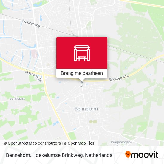 Bennekom, Hoekelumse Brinkweg kaart