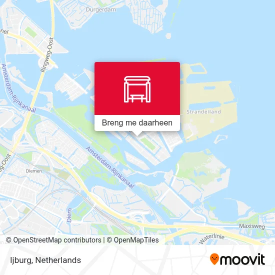 Ijburg kaart