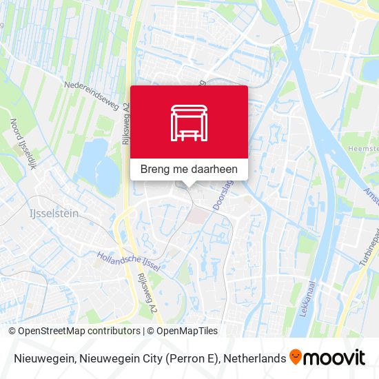 Nieuwegein, Nieuwegein City (Perron E) kaart