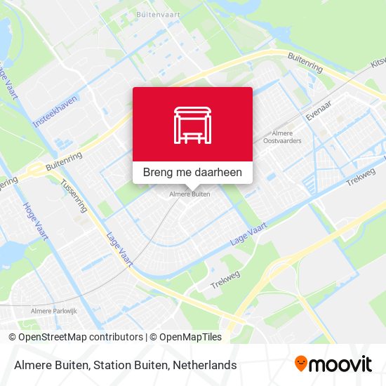 Almere Buiten, Station Buiten kaart