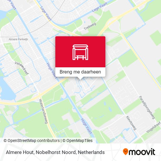 Almere Hout, Nobelhorst Noord kaart