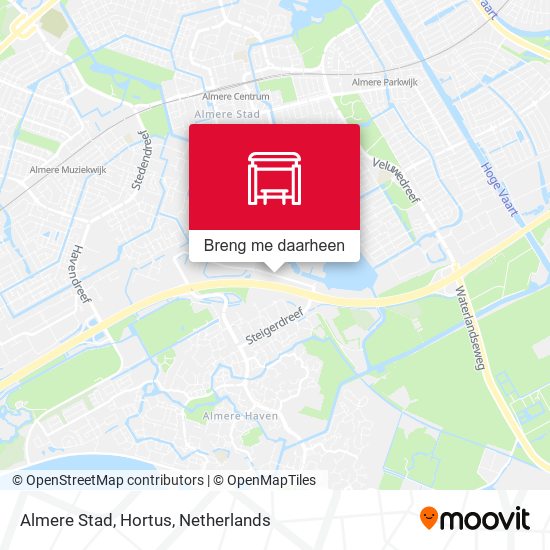 Almere Stad, Hortus kaart