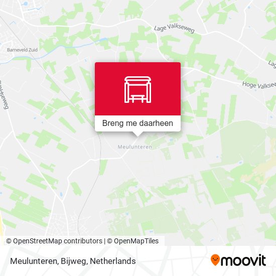 Meulunteren, Bijweg kaart