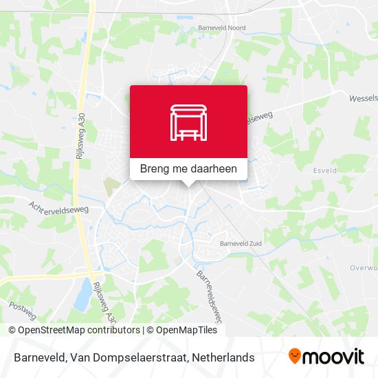 Barneveld, Van Dompselaerstraat kaart