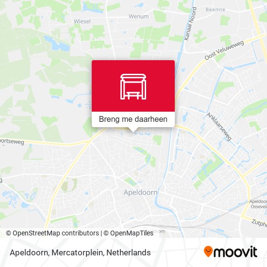 Apeldoorn, Mercatorplein kaart