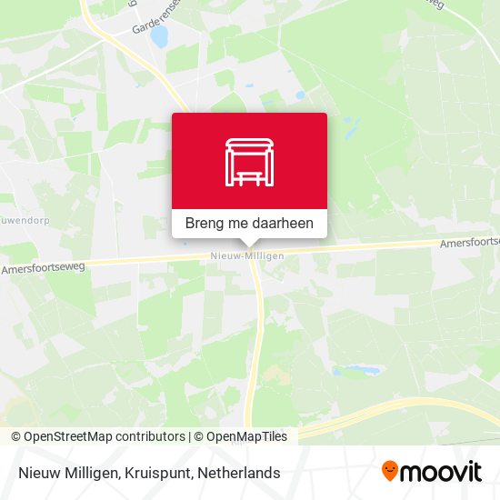 Nieuw Milligen, Kruispunt kaart