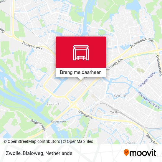 Zwolle, Blaloweg kaart