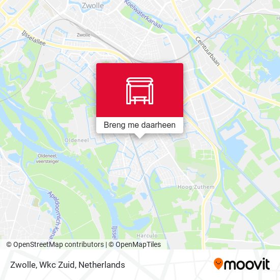 Zwolle, Wkc Zuid kaart