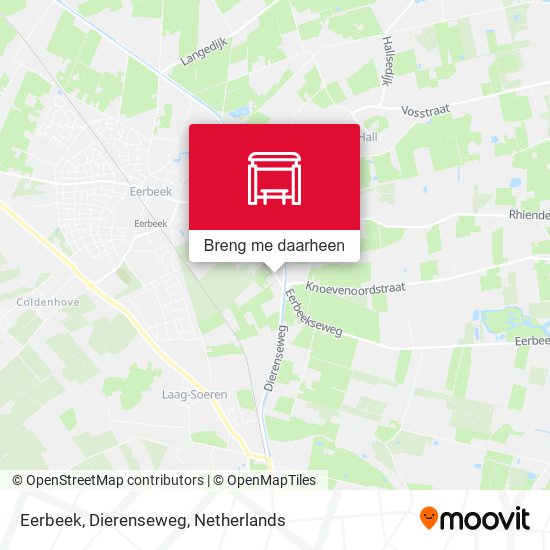 Eerbeek, Dierenseweg kaart