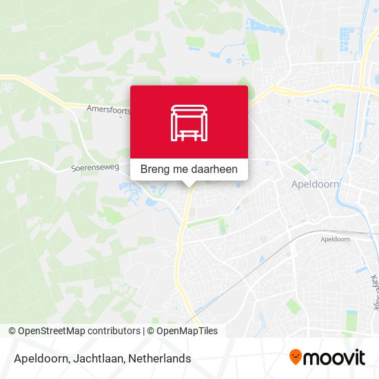 Apeldoorn, Jachtlaan kaart