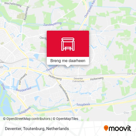 Deventer, Toutenburg kaart