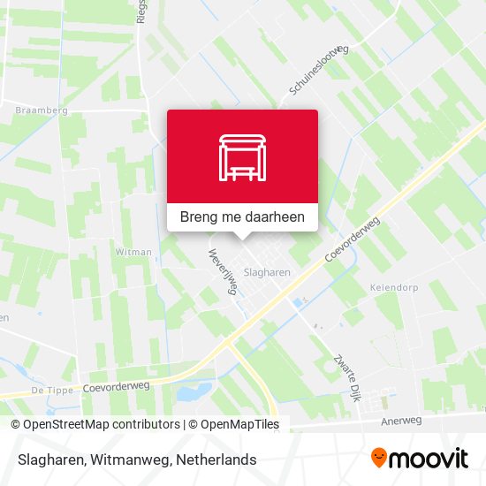 Slagharen, Witmanweg kaart