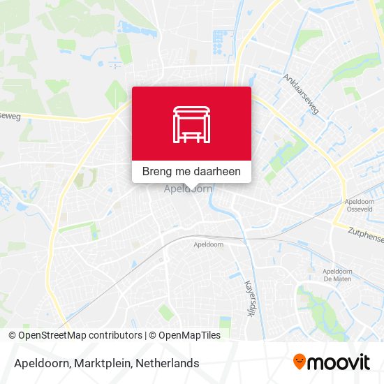 Apeldoorn, Marktplein kaart