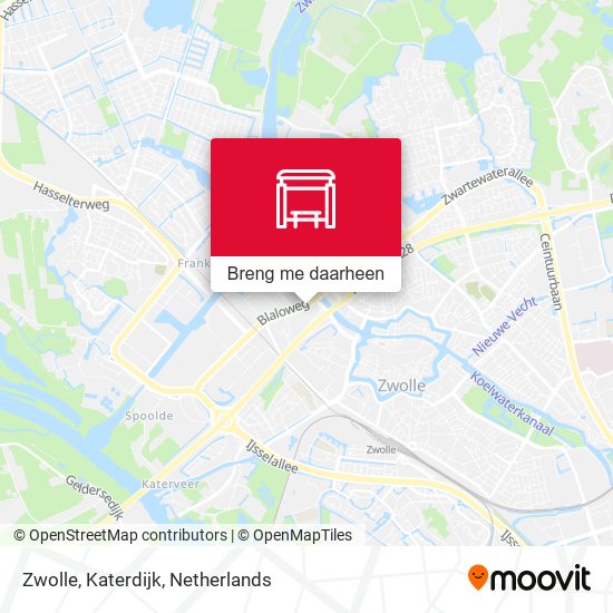 Zwolle, Katerdijk kaart