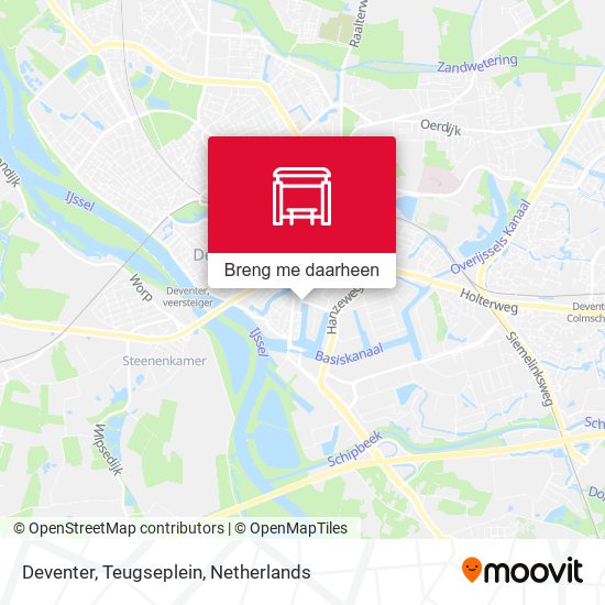 Deventer, Teugseplein kaart