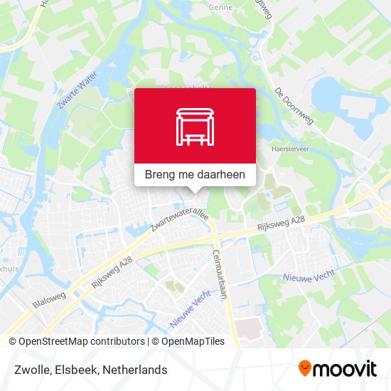 Zwolle, Elsbeek kaart