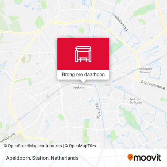 Apeldoorn, Station kaart