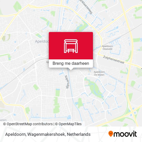 Apeldoorn, Wagenmakershoek kaart