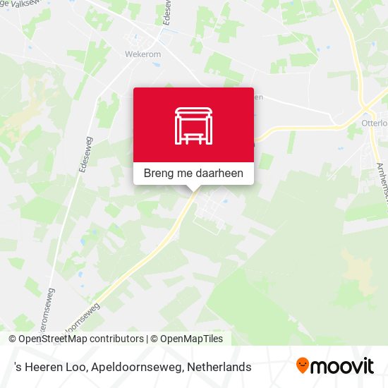 's Heeren Loo, Apeldoornseweg kaart