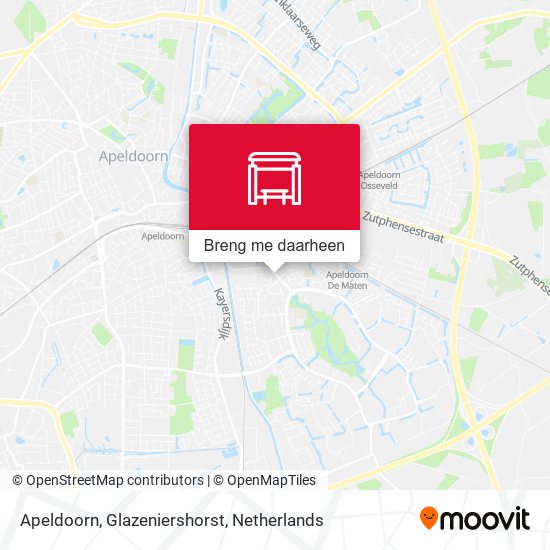 Apeldoorn, Glazeniershorst kaart