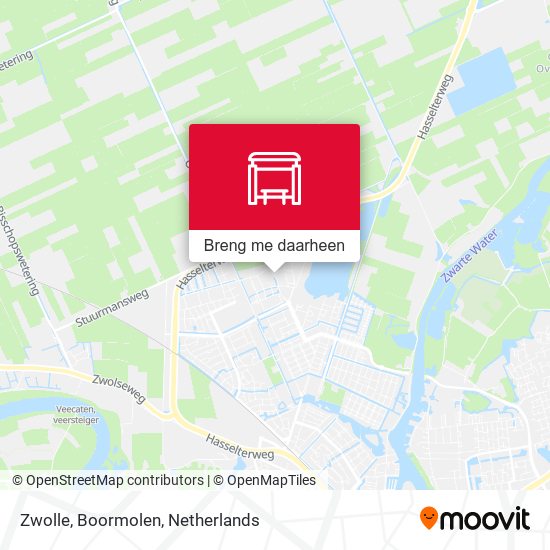 Zwolle, Boormolen kaart