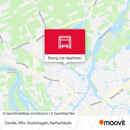 Zwolle, Wkc Stadshagen kaart