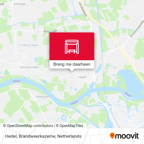 Hedel, Brandweerkazerne kaart