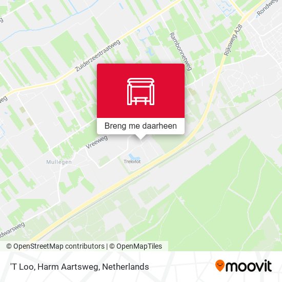'T Loo, Harm Aartsweg kaart